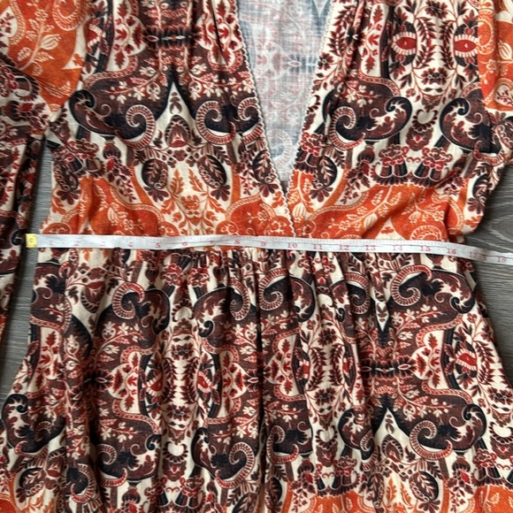 Anthropologie Agua Bendita Elayna Midi Dress Small - Picture 13 of 14